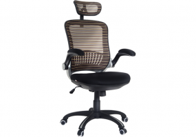 Cadeira-Presidente-giratoria-BLM-900P-marrom-base-relax-nylon-Blume-Office