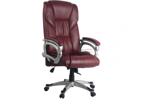 Cadeira-Presidente-giratória-BLM-1005P-relax-base-nylon-vermelha-Blume-Office