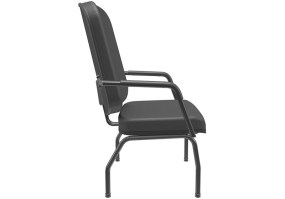 Cadeira-fixa-Diretor-Operativa-Plus-Obeso-Plaxmetal-preta-lateral