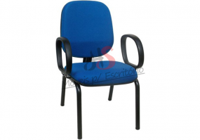 Cadeira-fixa-Diretor-braços-Corsa-4-pés-tecido-azul-HS-Móveis4