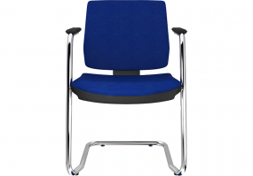 Cadeira-fixa-aproximação-Brizza-Soft-azul-bic-37882-cromada-Plaxmetal-HS-Móveis