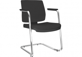 Cadeira-fixa-aproximação-Brizza-Soft-preta-37882-cromada-Plaxmetal-HS-Móveis