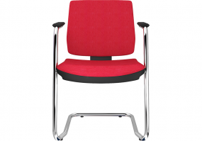 Cadeira-fixa-aproximação-Brizza-Soft-vermelho-37882-cromada-Plaxmetal-HS-Móveis