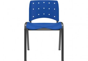 Cadeira-fixa-plástica-ergoplax-azul-estrutura-preta-frente