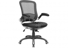 Cadeira-giratória-diretor-encosto-tela-braços-articuláveis-base-syncron-preta