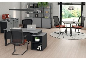 Ambiente_Mesa_reunião_pé_trapézio_Ciza_Sagrado_Preto_Linha_Yaris6