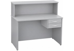 Balcão_reto_para_recepção_escritório_Maranello_cor_cinza_frente