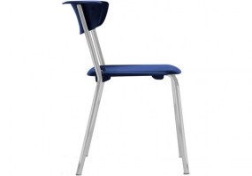Cadeira-Bit-fixa-4-pés-cinza-polipropileno-cor-azul-Frisokar-HS-Móveis