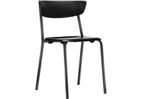 Cadeira-Bit-fixa-4-pés-preto-polipropileno-preta-Frisokar-HS-Móveis