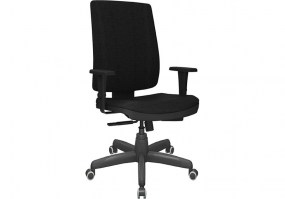 Cadeira-Brizza-Presidente-base-Standard-poliéster-preta
