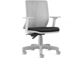 Cadeira-Diretor-Addit-Frisokar-base-Cinza-crepe-preto-HS-Móveis