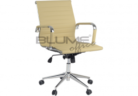 Cadeira-Diretor-giratória-BLM-04D-bege-Blume-Office