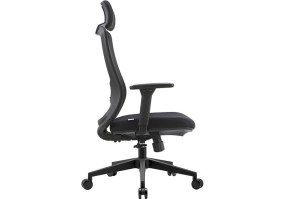 Cadeira-Giratoria-Presidente-Tela-BLM-189P-base-nylon-assento-preta-2