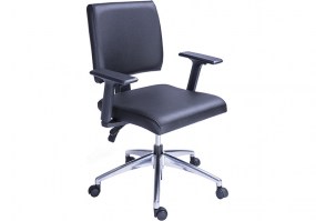 Cadeira-Izzi-Executiva-Giratória-Plaxmetal-base-alumínio-HS-Móveis