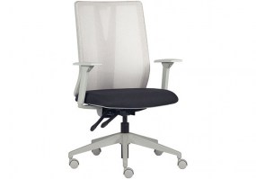 Cadeira-Presidente-Addit-Frisokar-base-Cinza-crepe-preto-lado-HS-Móveis6