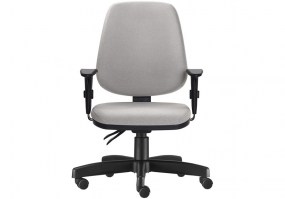 Cadeira-Presidente-Job-Branca-Frisokar-Back-System-base-metal-HS-Móveis