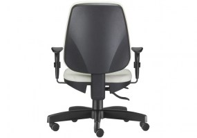 Cadeira-Presidente-Job-Branca-Frisokar-Back-System-base-metal-costas-HS-Móveis
