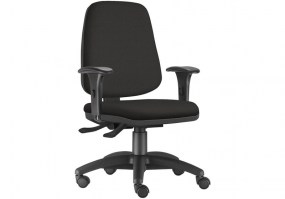 Cadeira-Presidente-Job-Preta-Frisokar-Back-System-base-nylon-HS-Móveis