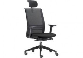 Cadeira-Presidente-Ágile-Frisokar-encosto-cabeça-base-nylon-HS-Móveis