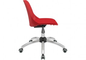 Cadeira-Quick-Giratória-Vermelha-Base-Stamp-Cromada-Plaxmetal-lateral