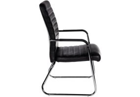 Cadeira-fixa-Diretor-W-22-GRP-estrutura-Sky-cromada-lateral