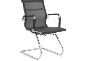 Cadeira-fixa-diretor-ANM-02D-tela-Preta-estrutura-cromada-Anima-Home-Office