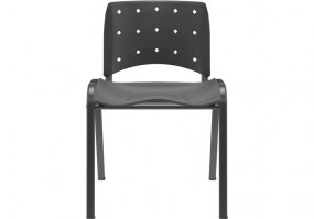 Cadeira-fixa-plástica-ergoplax-preto-estrutura-preta-frente