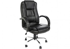 Cadeira-giratoria-Presidente-Best-C300-relax-base-cromada-HS-Móveis