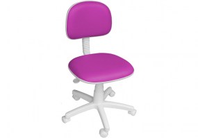 Cadeira-giratoria-secretaria-sem-bracos-base-cinza-rosa-HS-Moveis