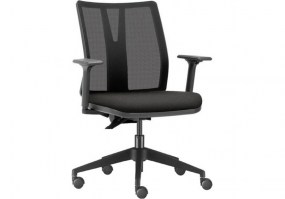 Cadeira-giratória-Diretor-Addit-braços-reguláveis-base-Back-System-nylon-HS-Móveis