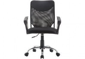 Cadeira-giratória-Diretor-Best-C200-base-cromada-encosto-tela-HS-Móveis