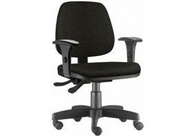 Cadeira-giratória-Executiva-Job-braços-BRB17PP-base-metal-Back-System-HS-Móveis
