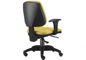 Cadeira-giratória-Executiva-Job-braços-BRB17PP-base-metal-Back-System-poliéster-HS-Móveis