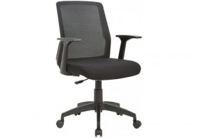 Cadeira-giratória-Joy-Diretor-Frisokar-encosto-tela-base-nylon-arcada-HS-Móveis