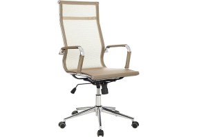 Cadeira-giratória-Presidente-ANM-01P-tela-Gold-base-cromada-Anima-Home-Office