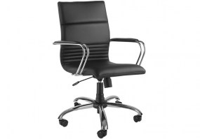 Cadeira-giratória-diretor-5764-Comoditá-base-cromada-Movelfar-HS-Móveis