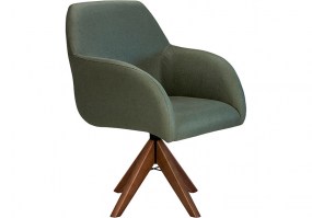 Cadeira-giratória-espera-PL122-estofada-base-madeira-Cercatto-HS-Móveis