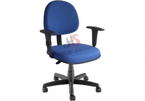 Cadeira-giratória-executiva-com-sanfona-braços-reguláveis-tecido-azul-HS-Móveis