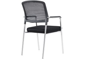 Cadeira_fixa_Diretor_cromada_BLM2028_com_braços_costas