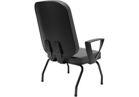 Cadeira_fixa_operativa_plus_size_obeso_250Kg_114002_braço_Delta_estrutura_preta_Vinil_Grafite_posterior