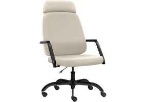 Cadeira_giratória_Diretor_Maxxer_plus_size_150kg_Frisokar_com_braços_com_apoio_de_ccabeça_couro_ecológico_areia
