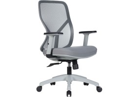 Cadeira_giratória_Presidente_Lina_BLM178_cor_cinza_estrutura_cinza