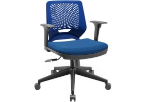 Cadeira_giratória_beezi_82000_braços_reguláveis_base_Itália_relax_poliéster_azul_frente