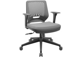 Cadeira_giratória_beezi_82000_braços_reguláveis_base_Itália_relax_poliéster_cinza_frente9