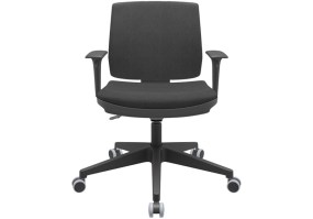 Cadeira_giratória_brizza_soft_executiva_89006_braço_regulável_base_itália_back_system_poliéster_preto