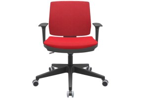 Cadeira_giratória_brizza_soft_executiva_89006_braço_regulável_base_itália_back_system_poliéster_vermelho