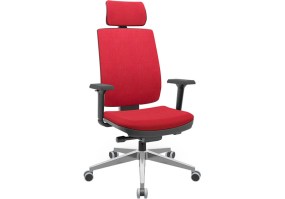 Cadeira_giratória_brizza_soft_presidente_89005_apoio_cabeça_braço_Shift_base_alumínio_autocompensador_poliéster_vermelho5