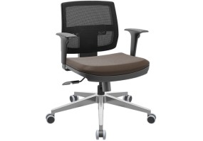 Cadeira_giratória_brizza_tela_executiva_89001_braço_regulável_base_alumínio_PU_relax_vinil_marrom