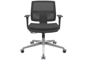 Cadeira_giratória_brizza_tela_executiva_89001_braço_regulável_base_alumínio_relax_poliéster_preto