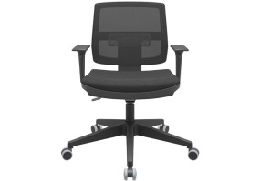 Cadeira_giratória_brizza_tela_executiva_89001_braço_regulável_base_itália_back_system_poliéster_preto